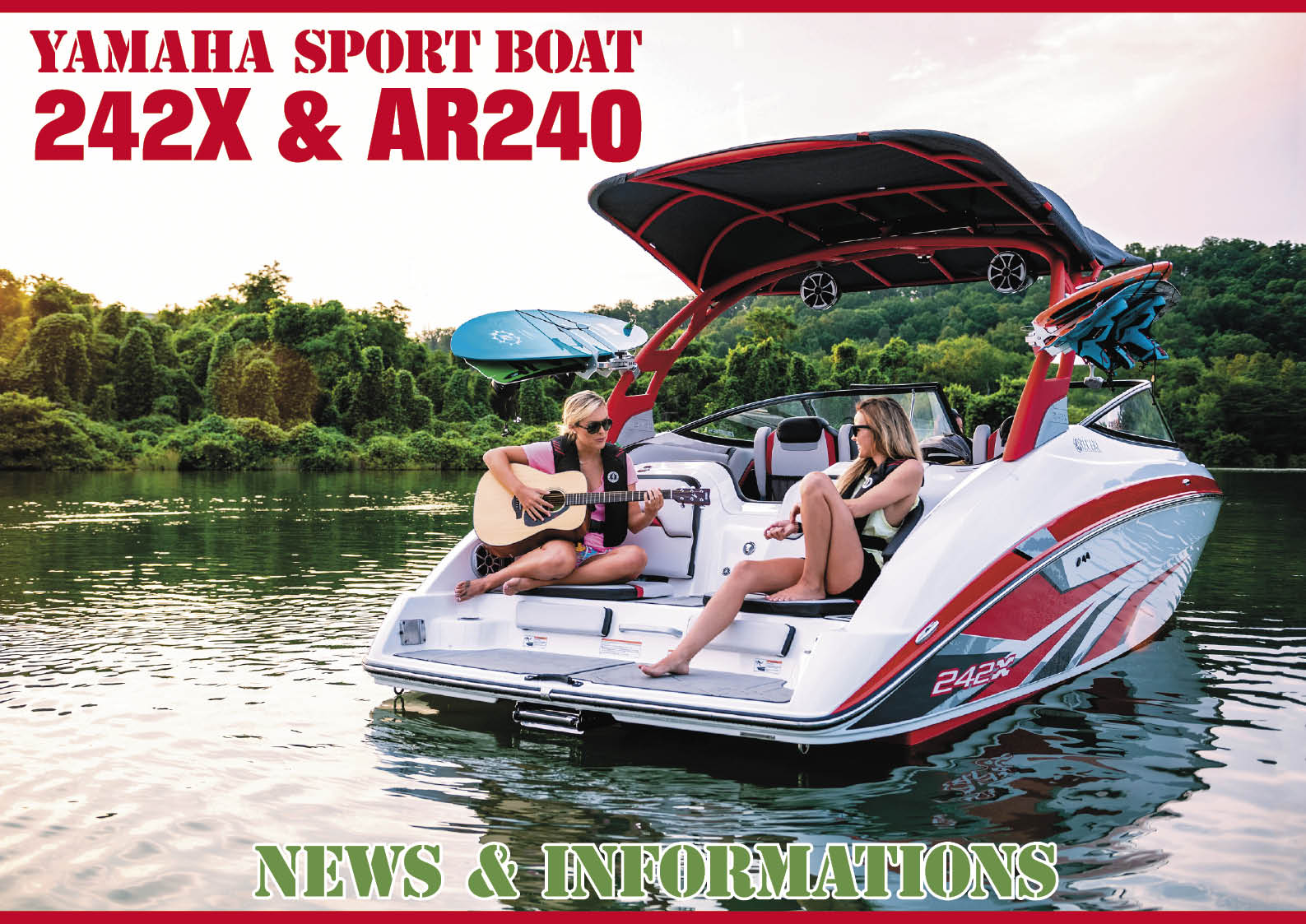 【プレゼント】ヤマハSport Boat「242X」もしくは「AR240」購入でウェイクサーフキットプレゼント　（ジェットボート）